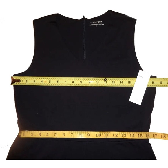 NWT $298 Eileen Fisher Vintage Jumpsuit Small 6 8 Cropped Soft V Neck Sleeveless - Picture 10 of 16